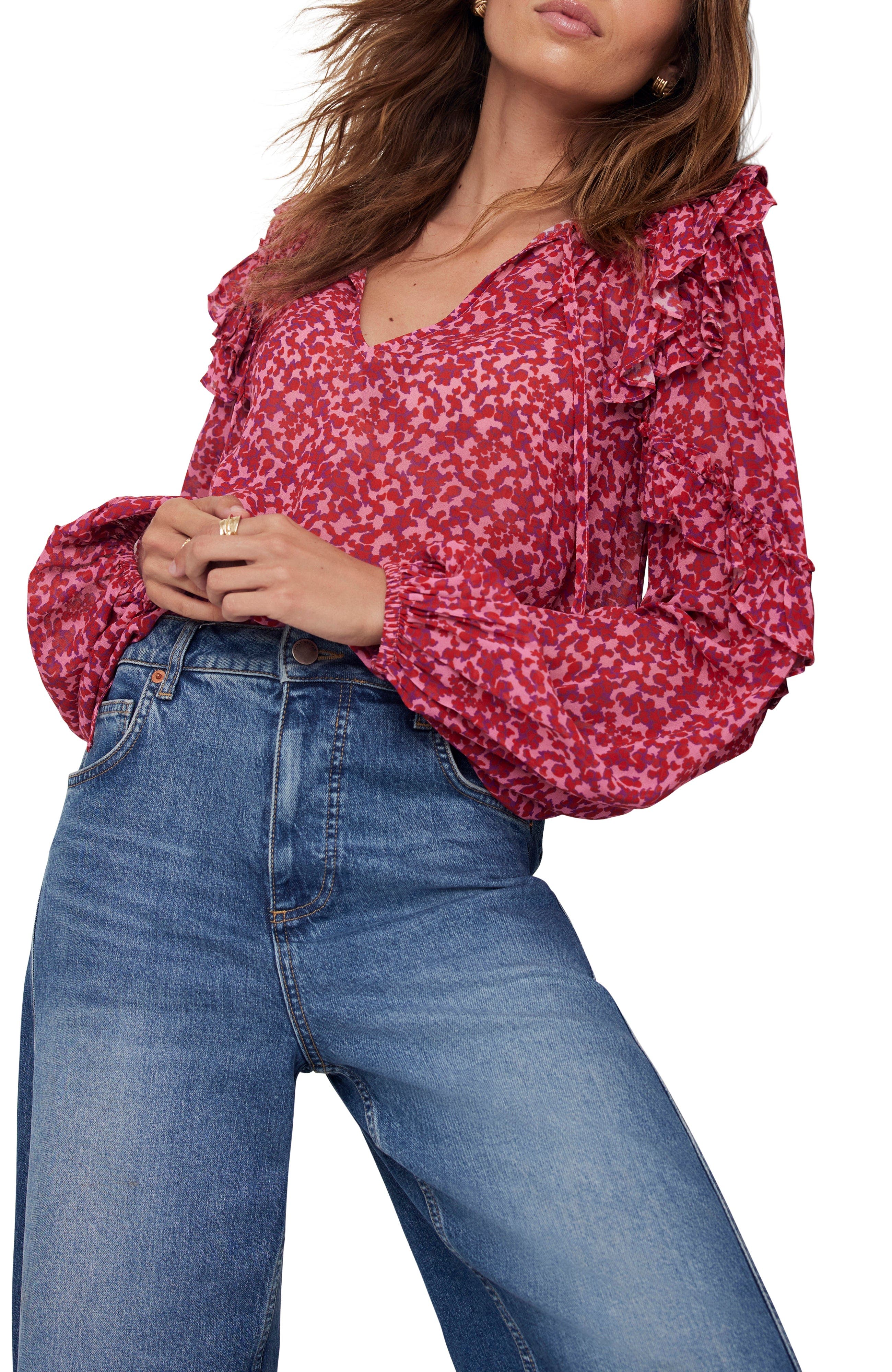 Floral Pattern Blouse - image 2