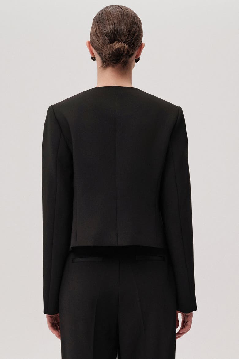 Aster Structured Jacket, Alternate, color, BLACK