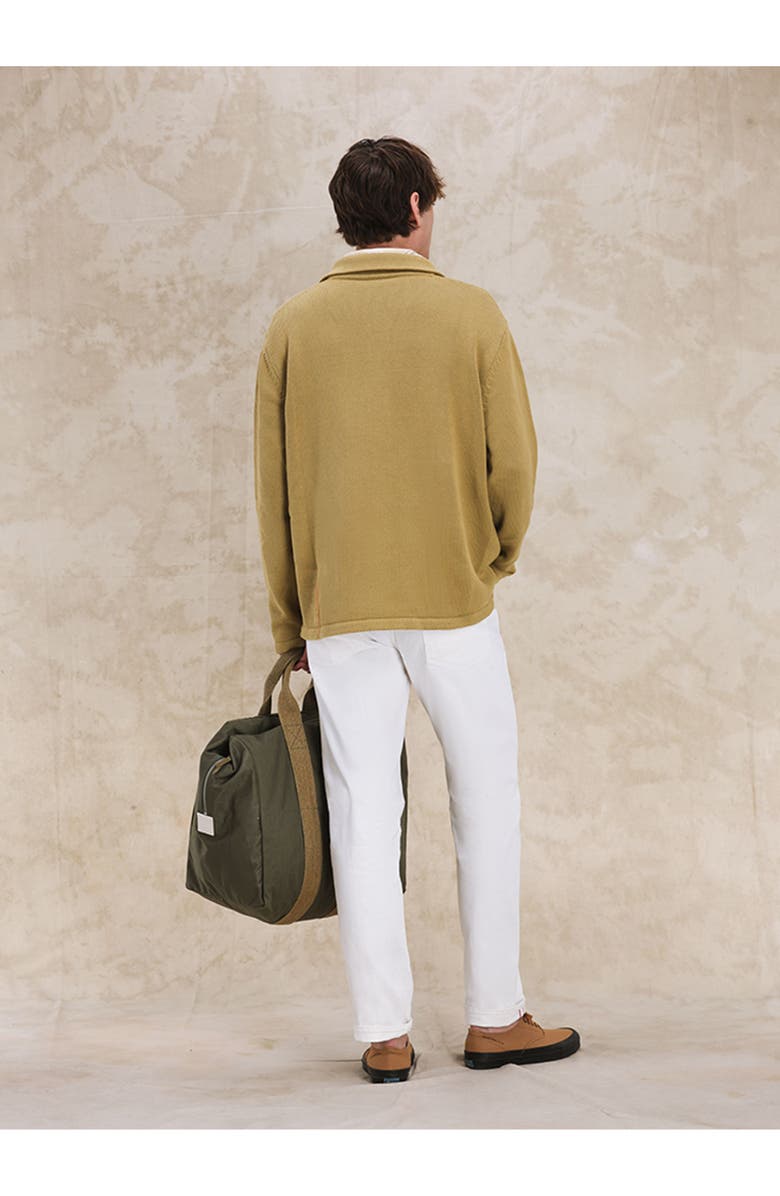 Fortela Beta Cotton Knit Cardigan, Alternate, color, Green