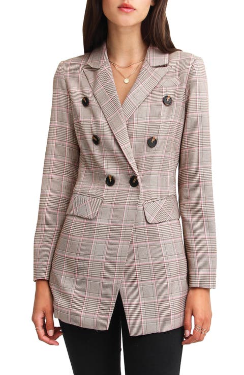 Too Cool For Work Plaid Blazer