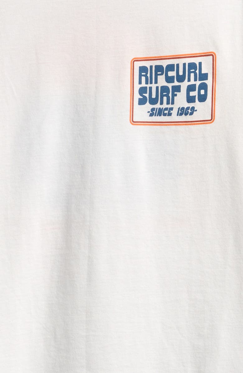Rip Curl Kids' Pacific Rinse Sunrise Graphic T-Shirt, Alternate, color, Bone
