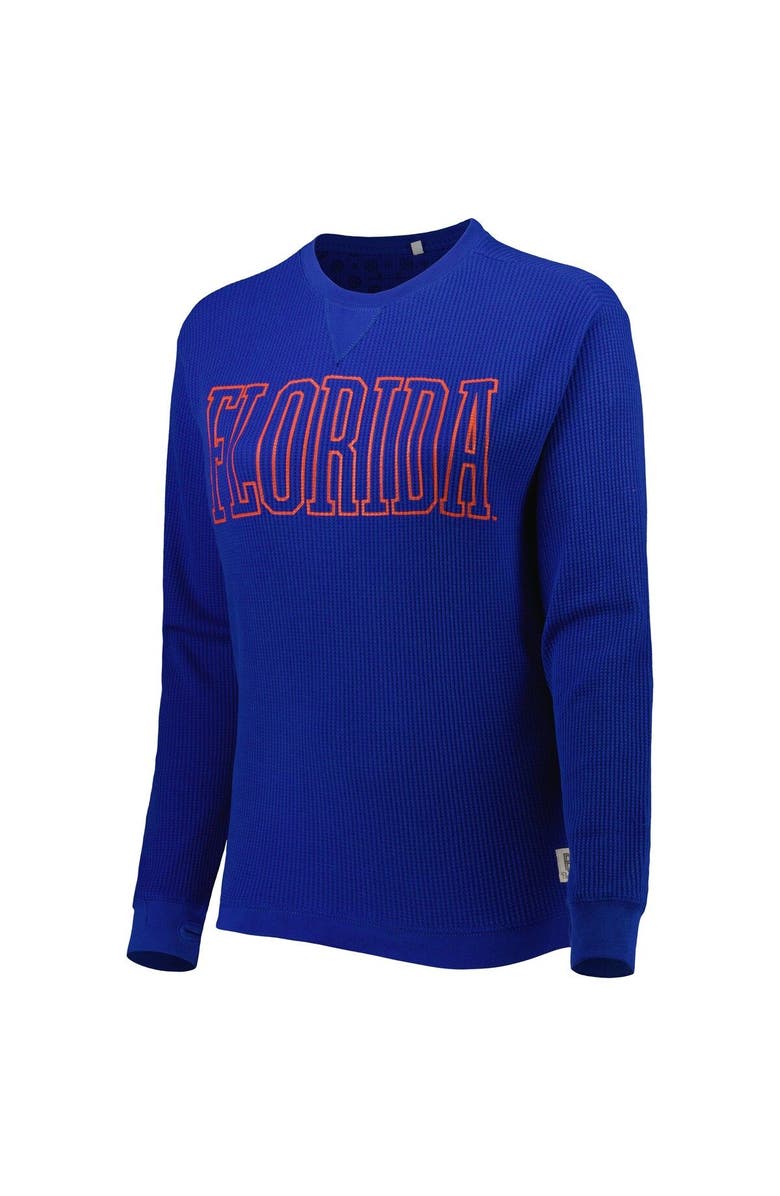 PRESSBOX Women's Pressbox Royal Florida Gators Surf Plus Size Southlawn Waffle-Knit Thermal Tri-Blend Long Sleeve T-Shirt, Alternate, color, Royal