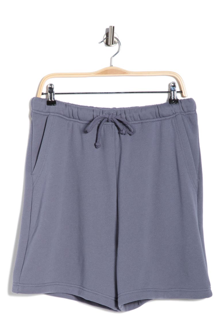 Drawstring Waist Shorts, Alternate, color, GREY FOLKSTONE