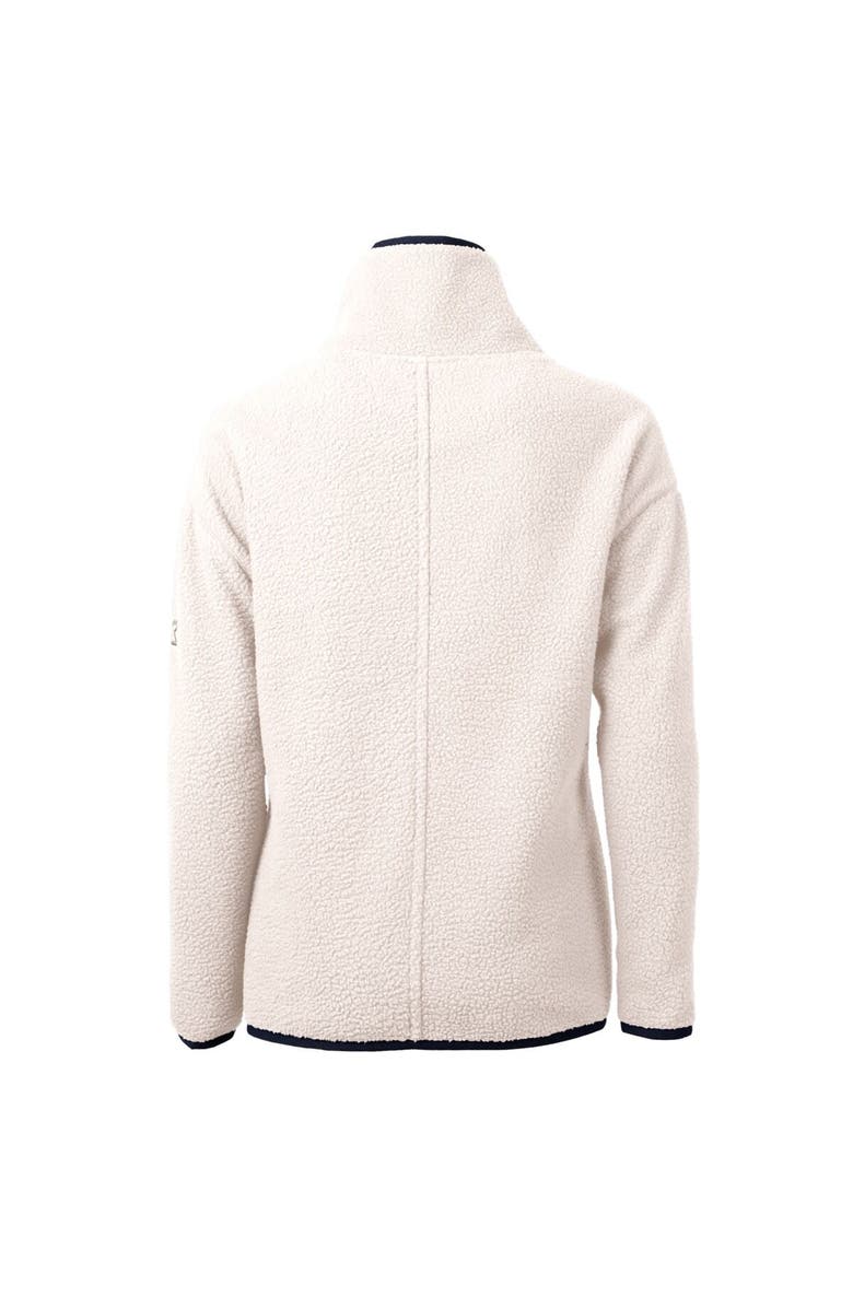 Cutter & Buck Women's Cutter & Buck Oatmeal Lehigh Valley IronPigs Cascade Eco Sherpa Fleece Half-Zip Jacket, Alternate, color, 