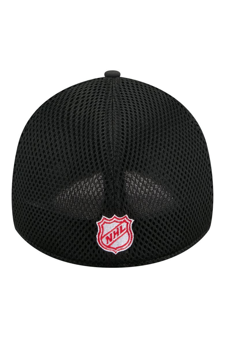 Men's New Era  Black New Jersey Devils Logo 39THIRTY Flex Hat, Alternate, color, Black