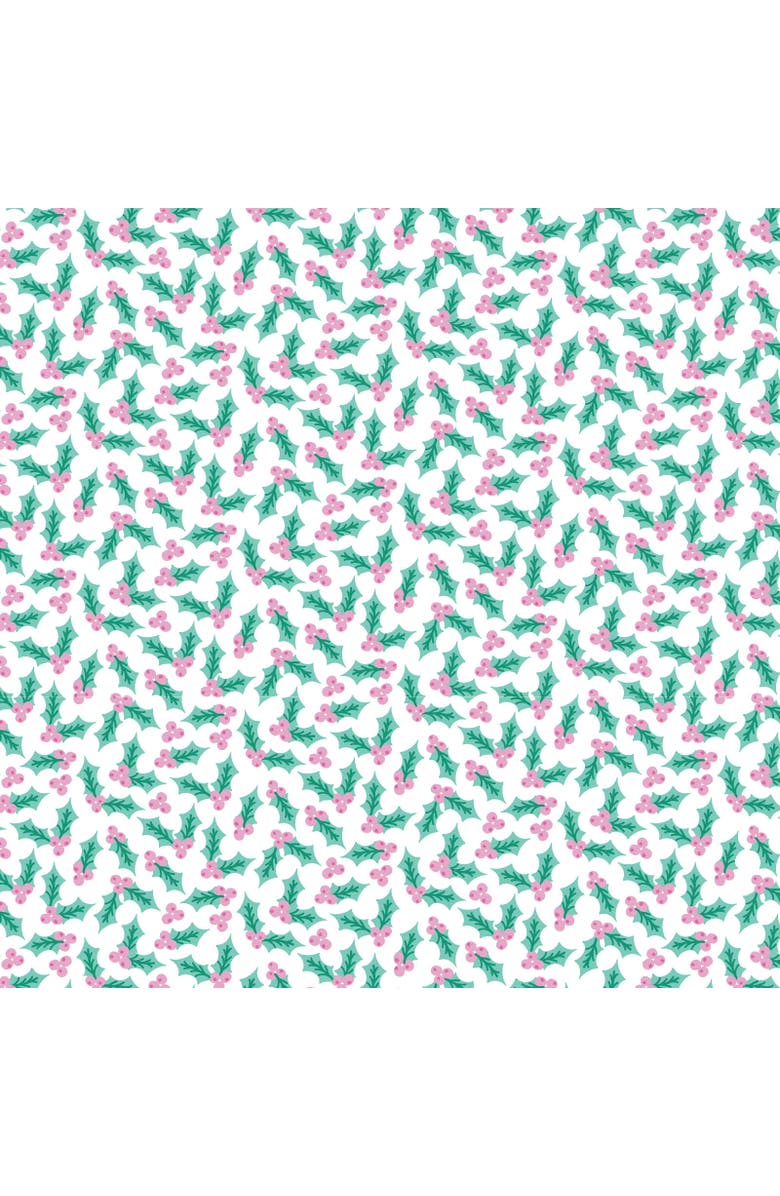 Lila and Hayes Edie Girls' Sweatshirt Jogger Set, Alternate, color, Holly Holiday