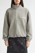 RIER Wool Fleece Half Zip Sweatshirt