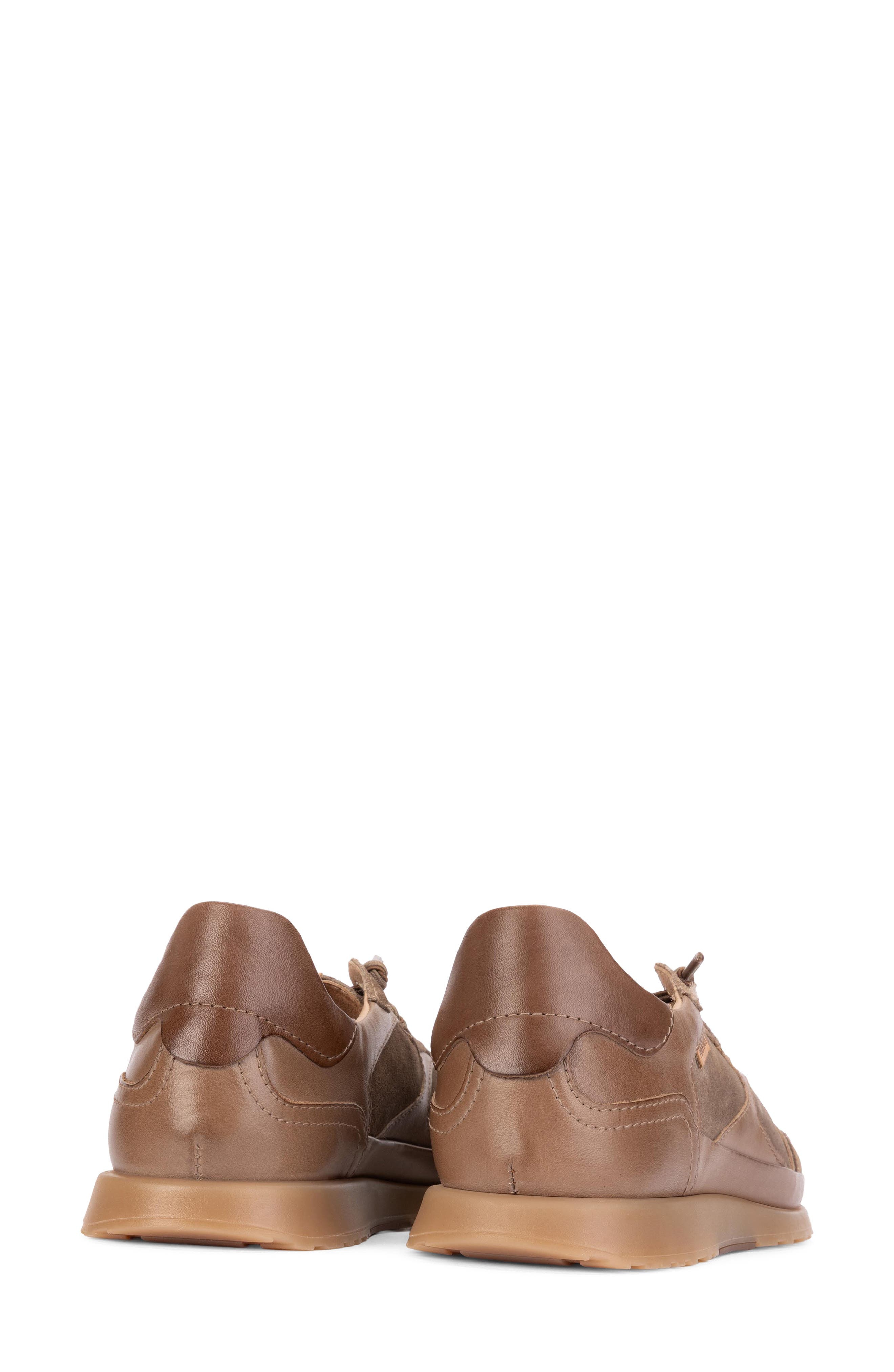 Denia Leather Sneaker, Alternate, color, SIENA
