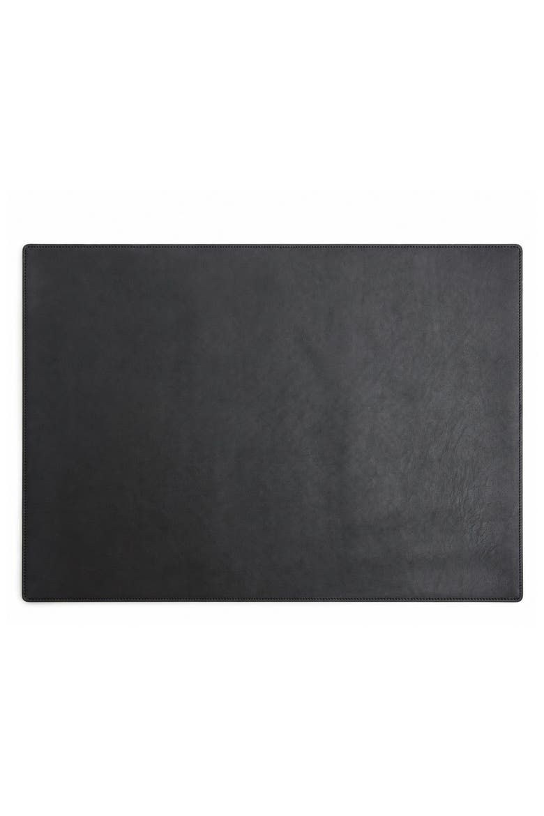 Carter Leather Desk Pad, Alternate, color, Black