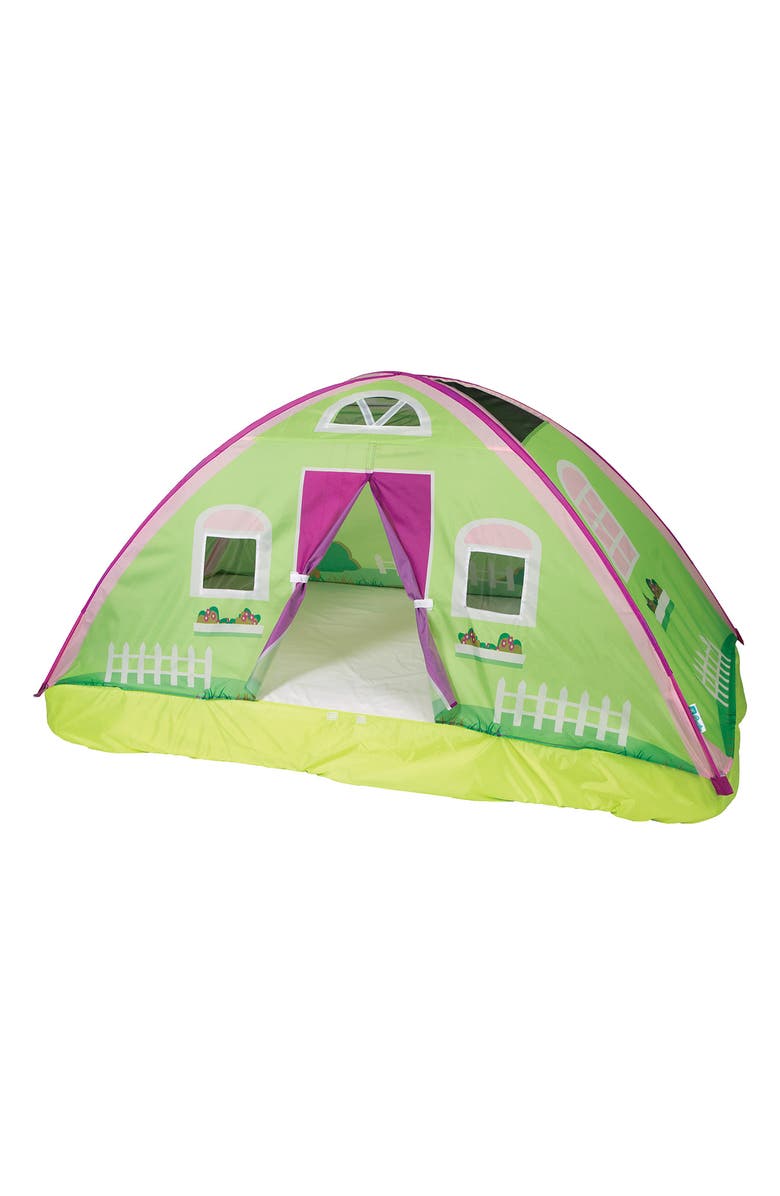 Pacific Play Tents Twin-Size Cottage Bed Tent, Alternate, color, Green