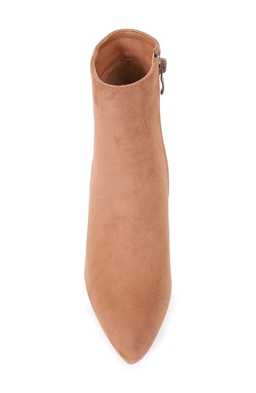 Berness Sara Block Heel Bootie In Brown