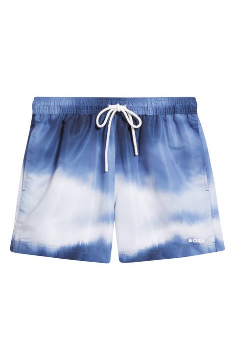 Two-Tone Swim Trunks