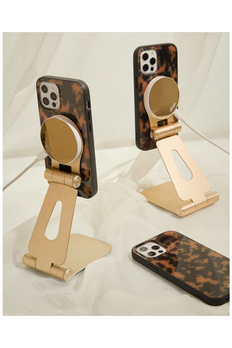 Magsafe® Compatible Tortoise Pattern iPhone 12/12 Pro &12 Pro Max Case, Alternate, color, BROWN