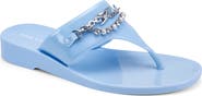 KARL LAGERFELD PARIS Vesperina Embellished Flip Flop