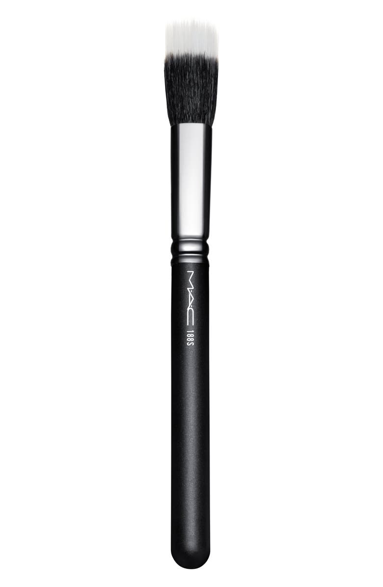 MAC Cosmetics MAC 188S Synthetic Small Duo Fibre Face Brush, Main, color,
