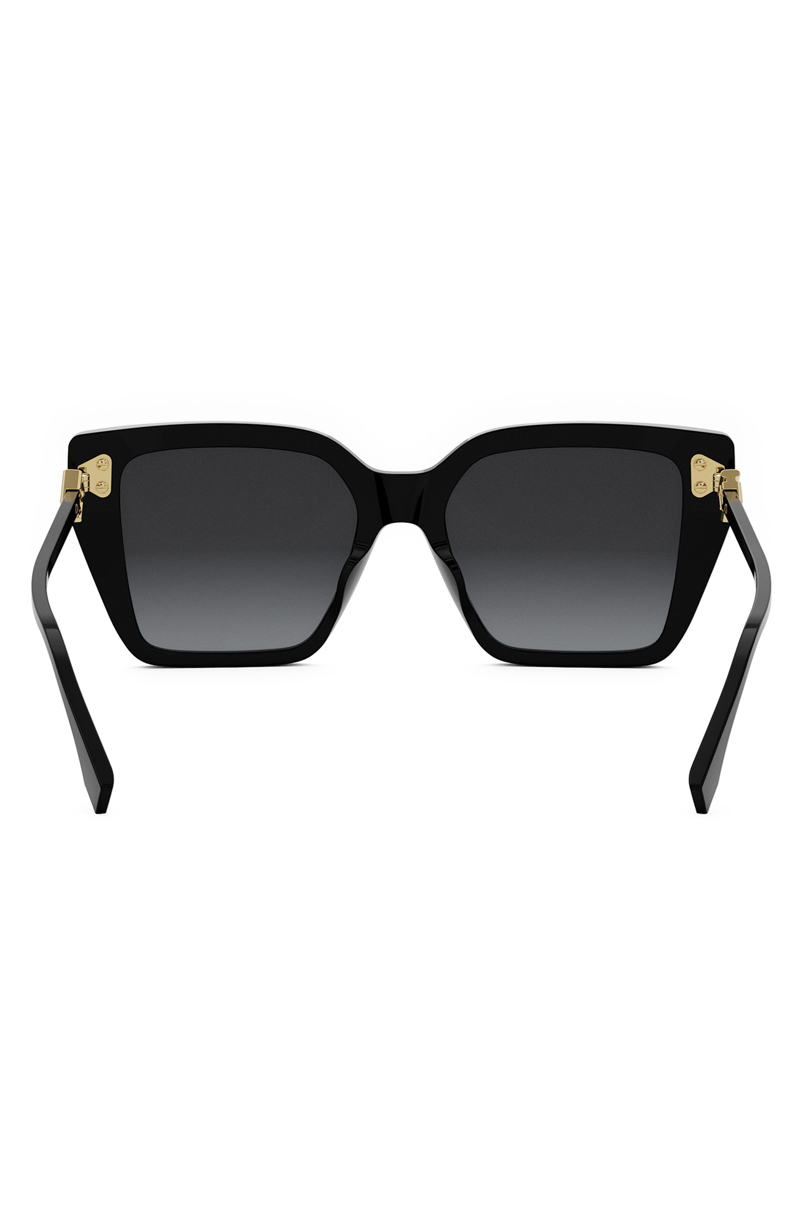 FF Diamonds 54mm Gradient Square Sunglasses (Women) | Nordstrom
