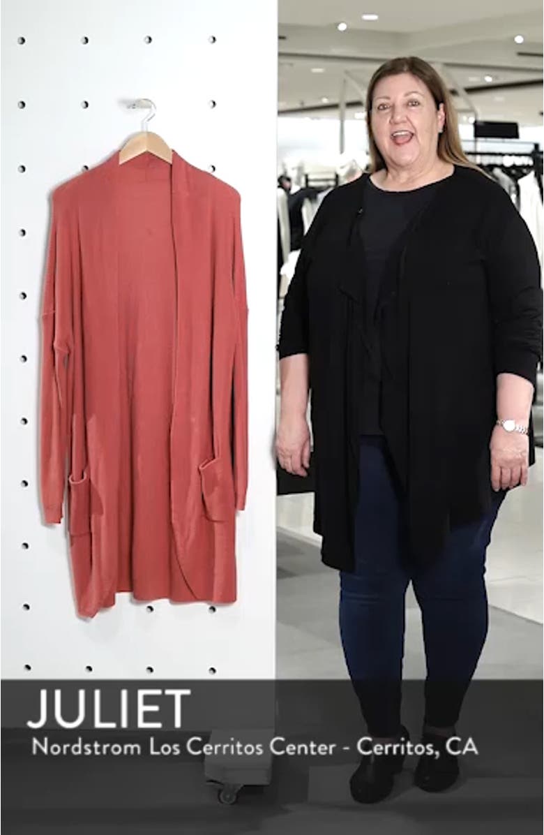 Stitch Curve Hem Cardigan, sales video thumbnail