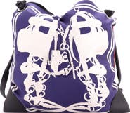 Pre-Owned Hermes Silky City Bag Printed Silk and Leather PM