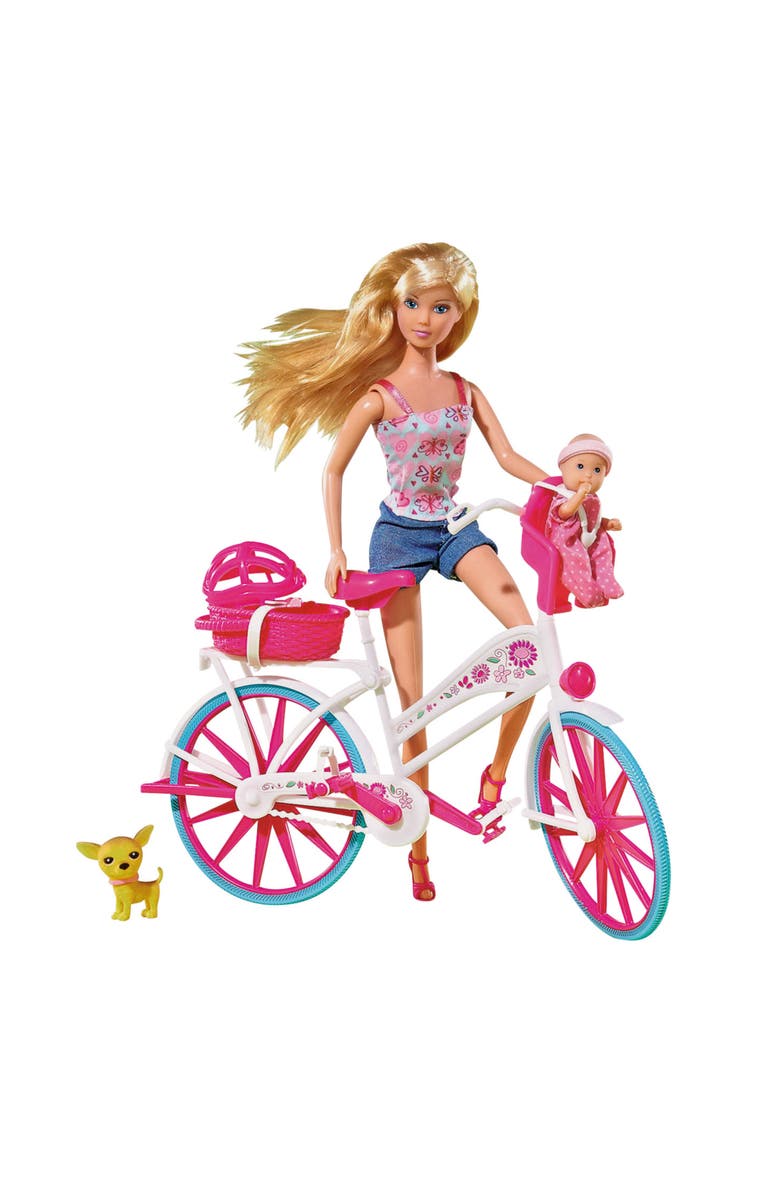 Simba Toys Steffi Love Bike Tour With Bike And Doll, Main, color, Multicolored