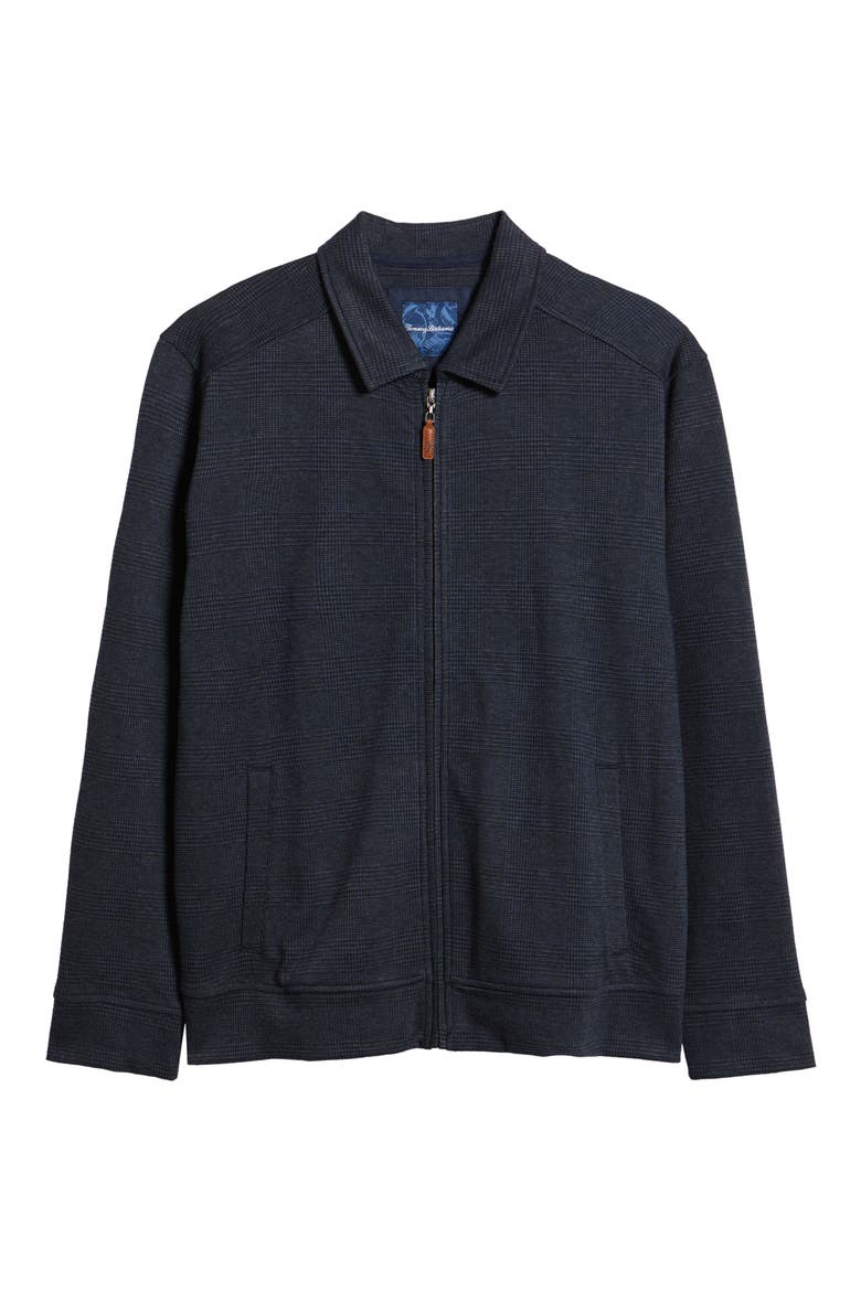 Oak Park Glen Plaid Full Zip Jacket, Alternate, color, DRESS BLUES
