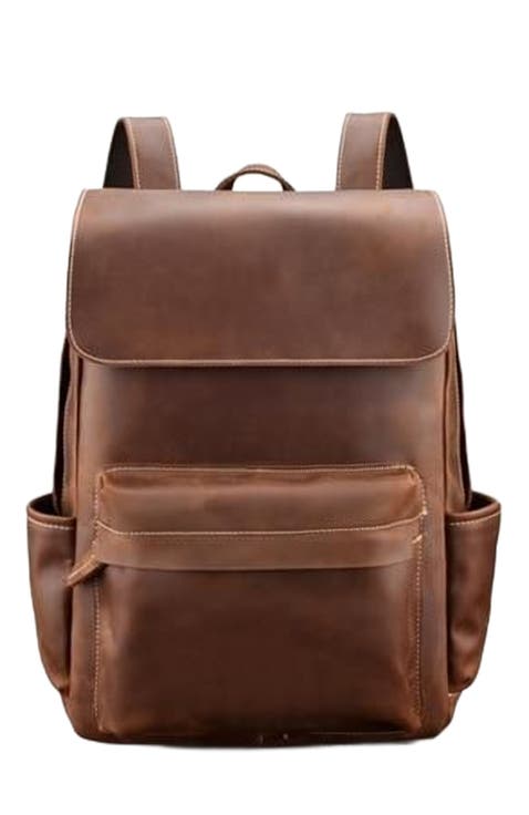 The Helka Backpack | Genuine Vintage Leather Backpack