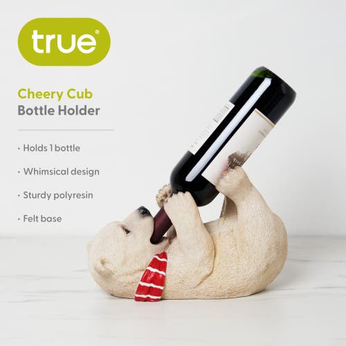 True Cheery Cub Bottle Holder In White