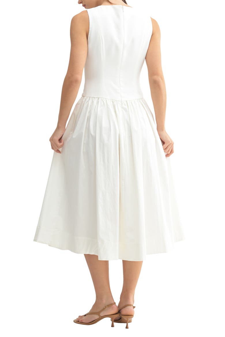 Mila Mae Sleeveless Button Front A-Line Dress (Women) | Nordstromrack