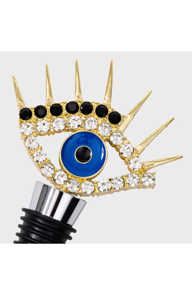 Joanna Buchanan Wine stopper, Alternate, color, Blue