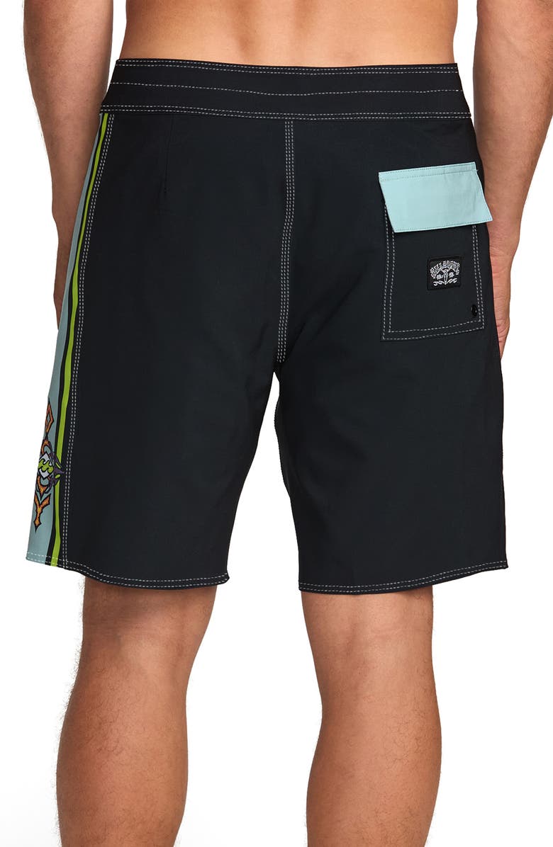 Billabong Occy Pro Board Shorts, Alternate, color, Washed Black