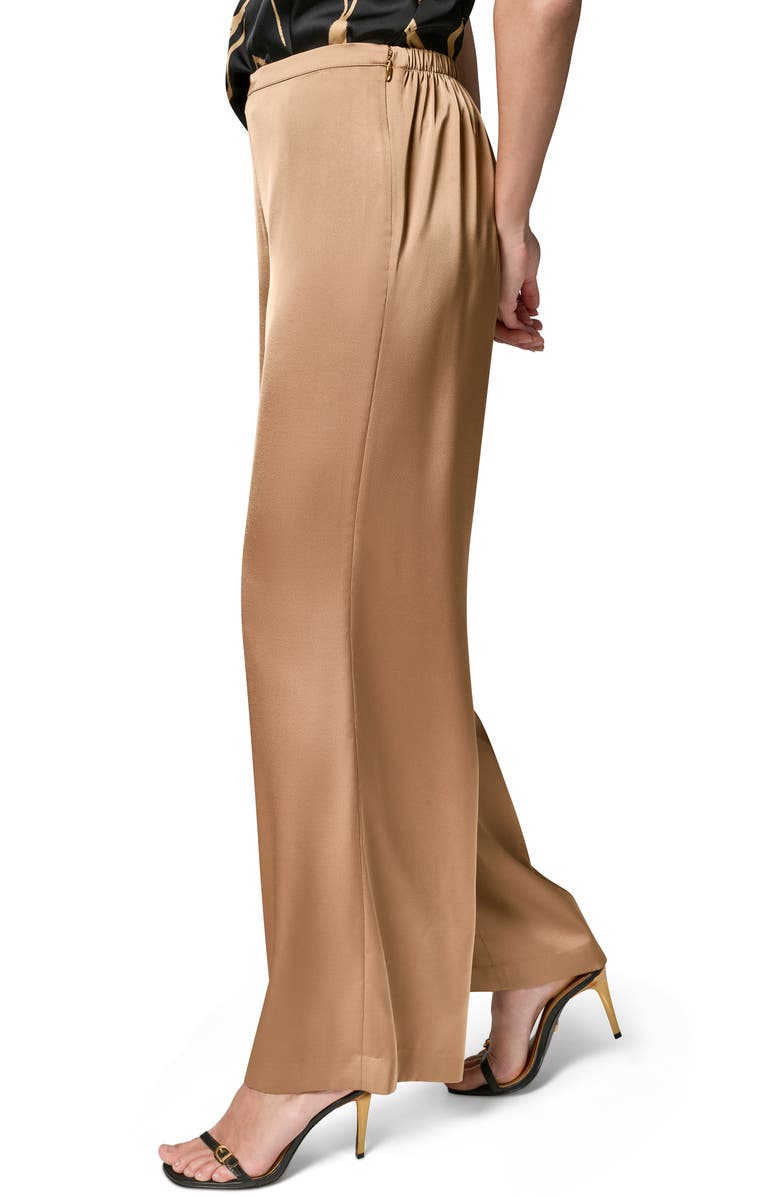 Donna Karan New York Wide Leg Satin Pants, Alternate, color,