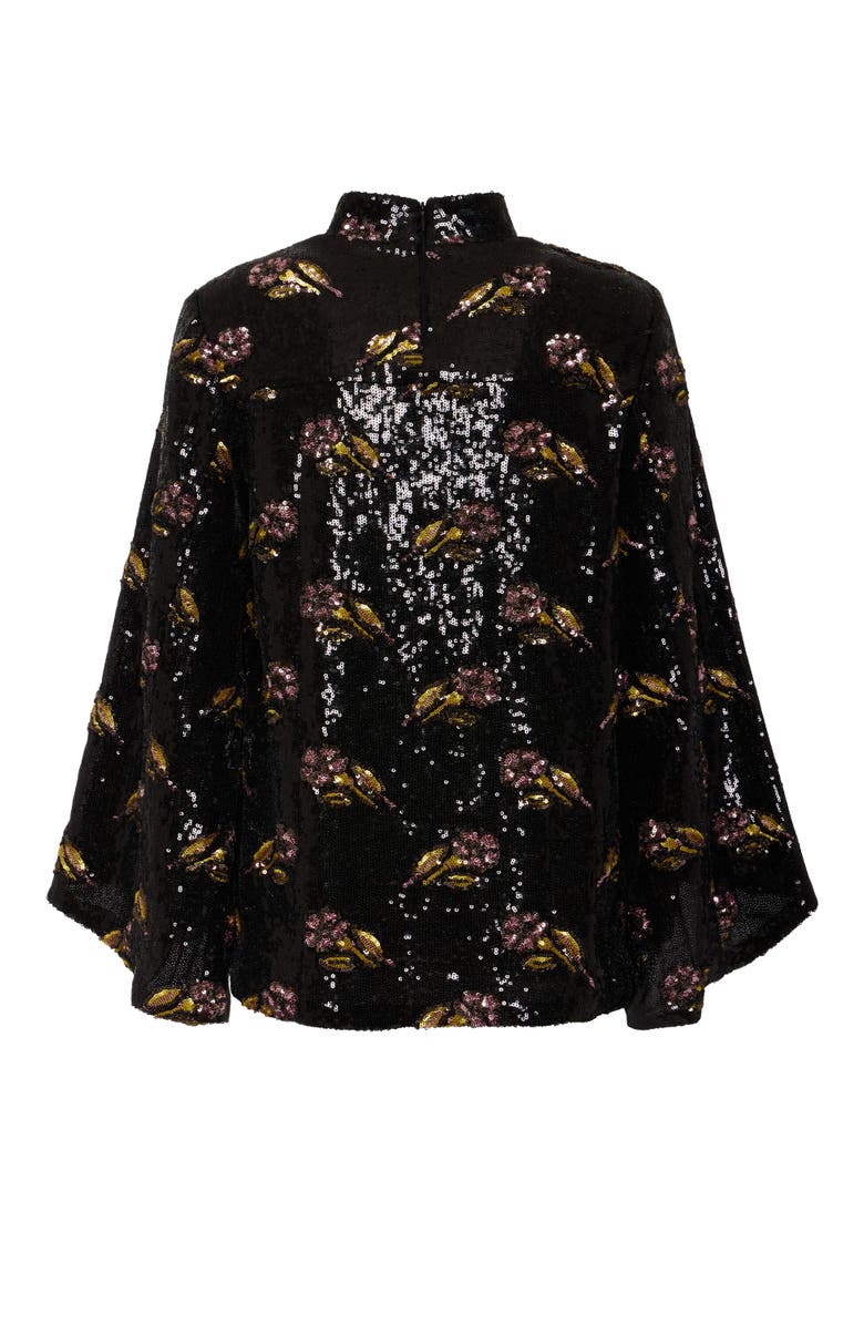 La DoubleJ Make An Exit Top, Alternate, color, Mayfair Paillettes Black