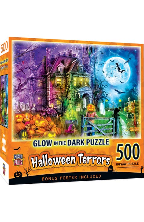 Halloween Terrors 500 Piece Glow Puzzle