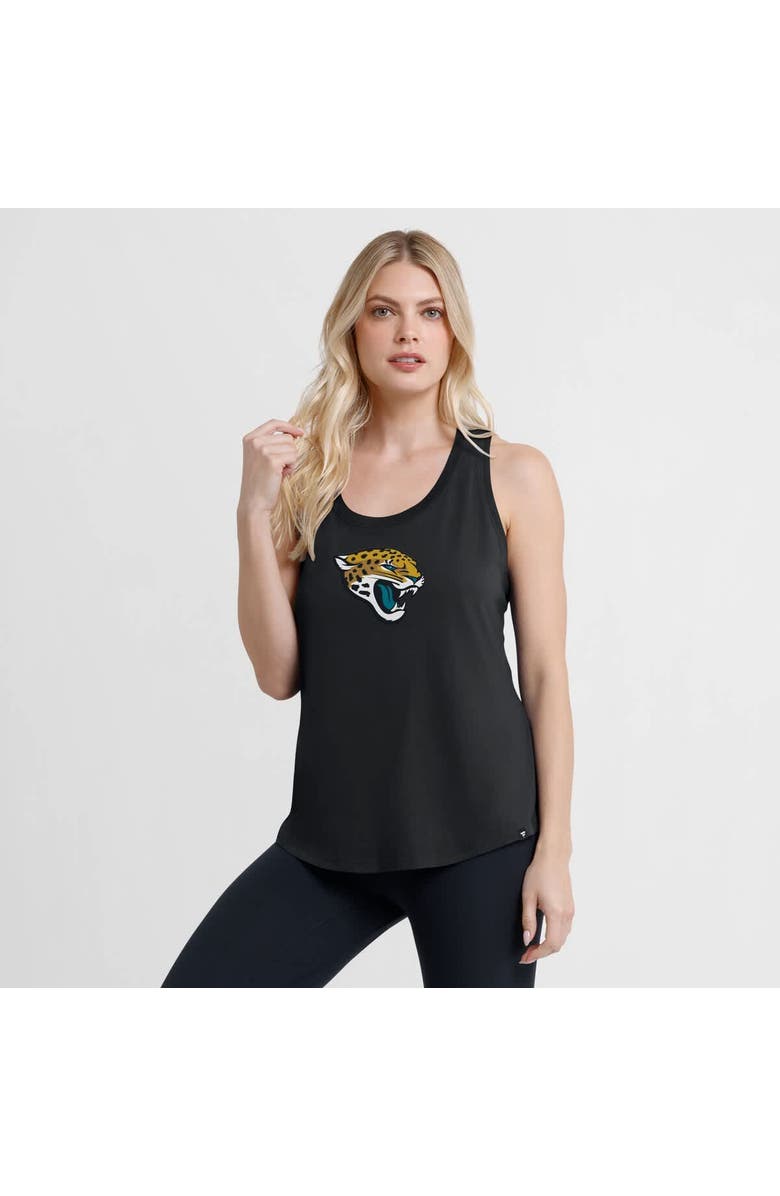 FANATICS Women's Fanatics Black Jacksonville Jaguars Iron Fan Tank Top, Alternate, color, Black
