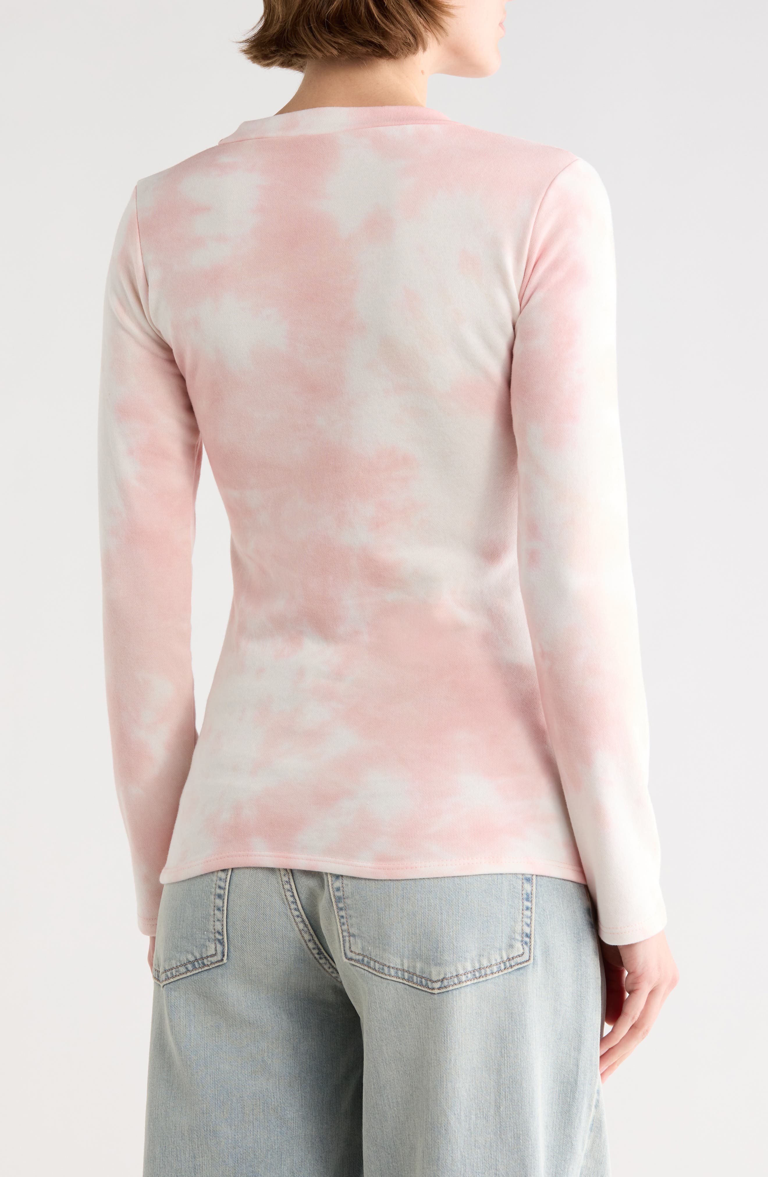 Tie Dye V-Neck Sweater - image 4