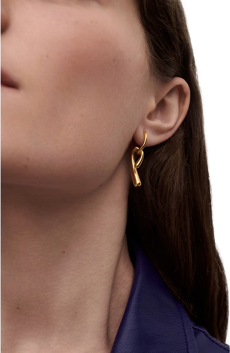 PDPAOLA Twist Hoops, Alternate, color, Gold