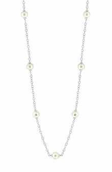 EFFY Freshwater Pearl Station Necklace