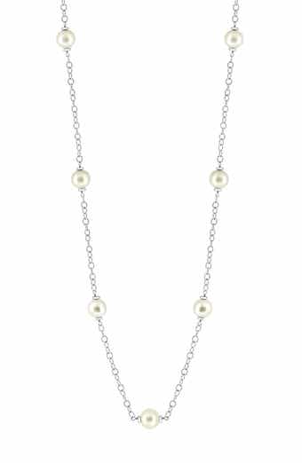 Freshwater Pearl Station Necklace