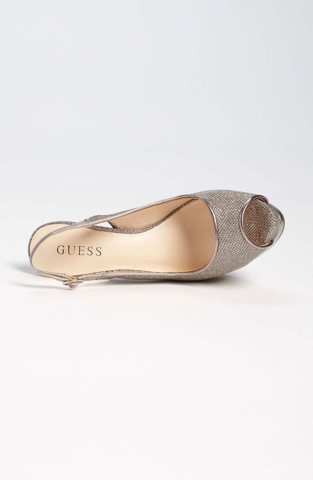 'Glenisa' Slingback Pump, Alternate, color, GLAMOUR GOLD GLITTER