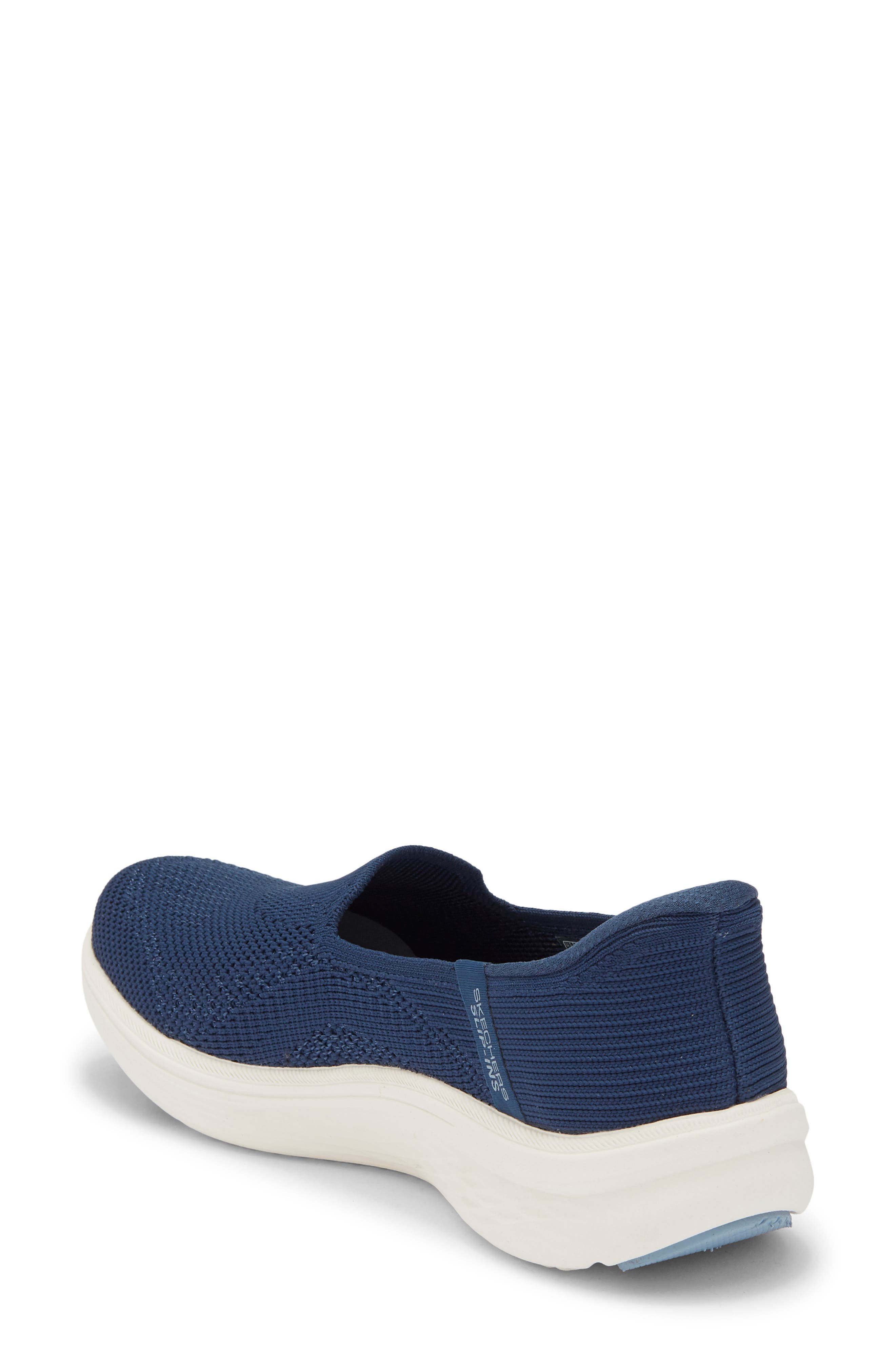 SKECHERS Go Walk Waterproof Slip-On Sneaker, Alternate, color, Navy