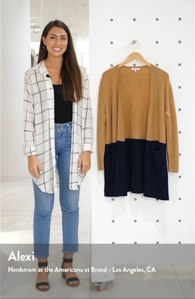 Kent Colorblock Cardigan Sweater, sales video thumbnail