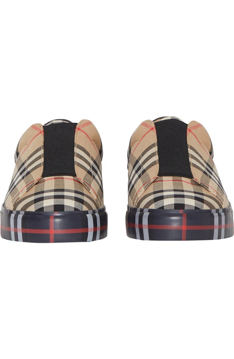Burberry Markham Vintage Check Slip-On Sneaker, Alternate, color,