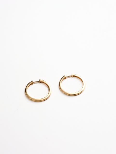 Bailey Hoops -14K Solid Gold