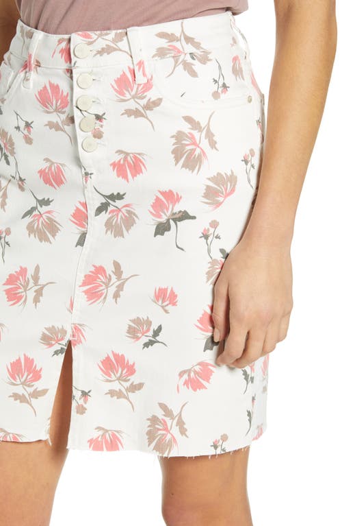 Wash Lab Denim Button Fly Skirt