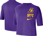 Nike Women's Nike Purple Los Angeles Lakers Essential Boxy T-Shirt