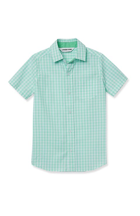 Kids Short Sleeve Poplin Camp Shirt