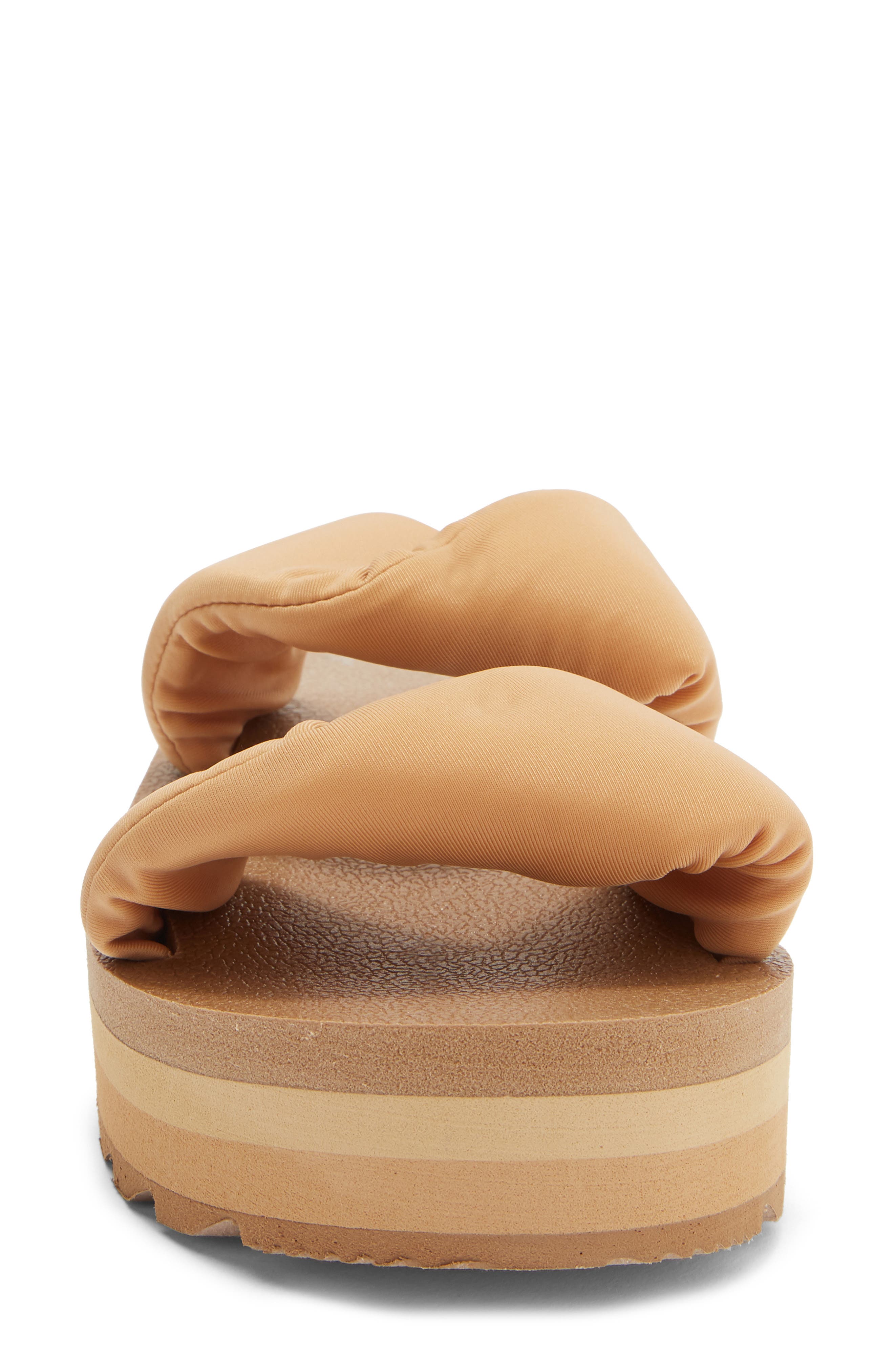 Yoga Twist 'N Slide Sandal, Alternate, color, TAN