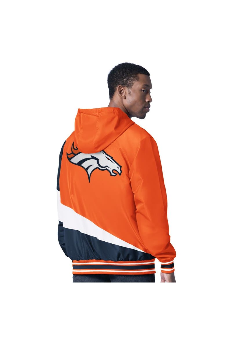 Men's G-III Sports by Carl Banks Orange/Charcoal Denver Broncos Dual Threat Reversable Full-Zip Hooded Jacket, Alternate, color, Orange