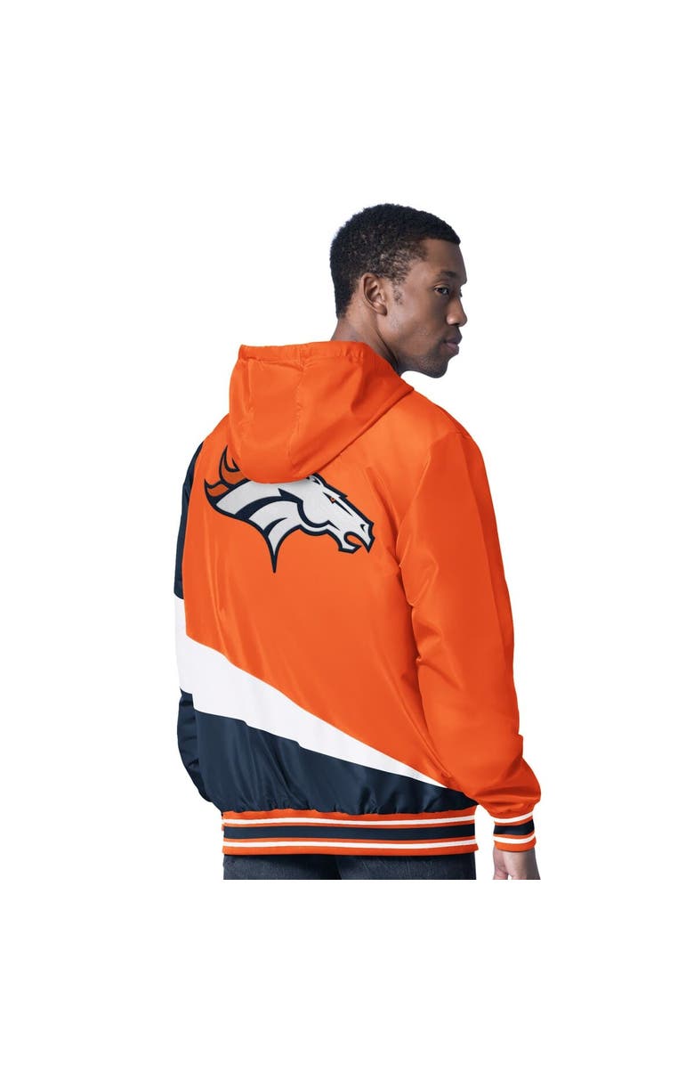 G-III SPORTS BY CARL BANKS Men's G-III Sports by Carl Banks Orange/Charcoal Denver Broncos Dual Threat Reversable Full-Zip Hooded Jacket, Alternate, color, Orange