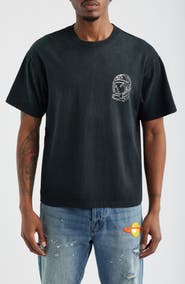 Billionaire Boys Club BB Faded Helmet Cotton Graphic T-Shirt