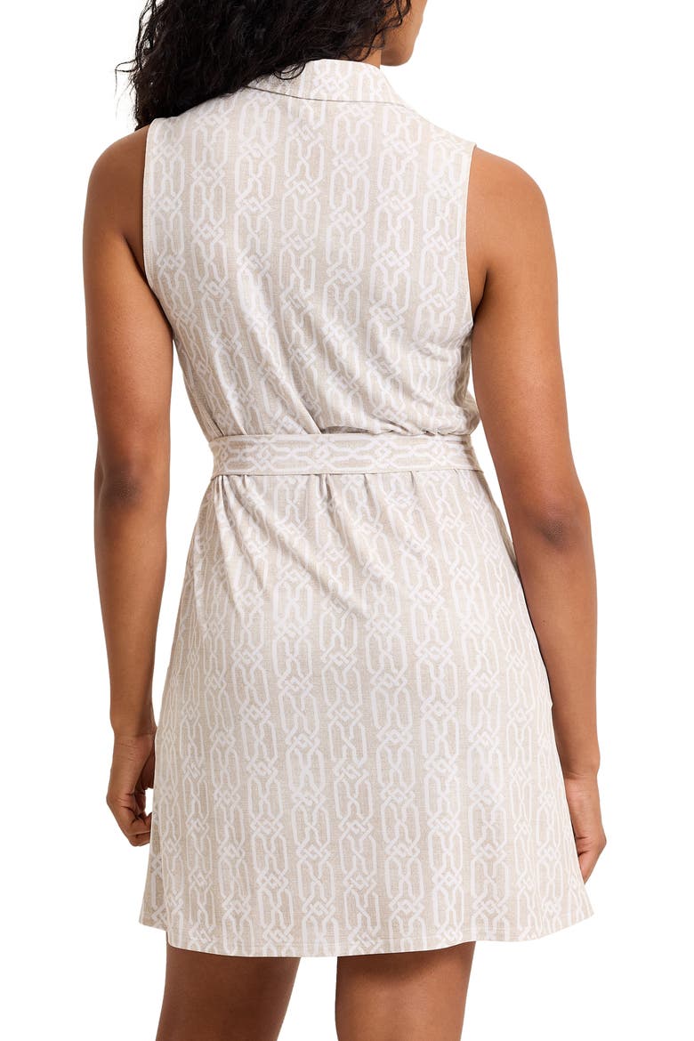 Carmela Canopy Tie Waist Sleeveless Dress, Alternate, color, PURE KHAKI
